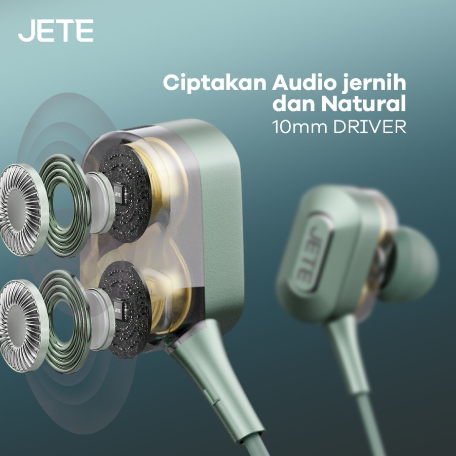 JETE 10 Pro Earphone Neckband Bluetooth Sport IPX4