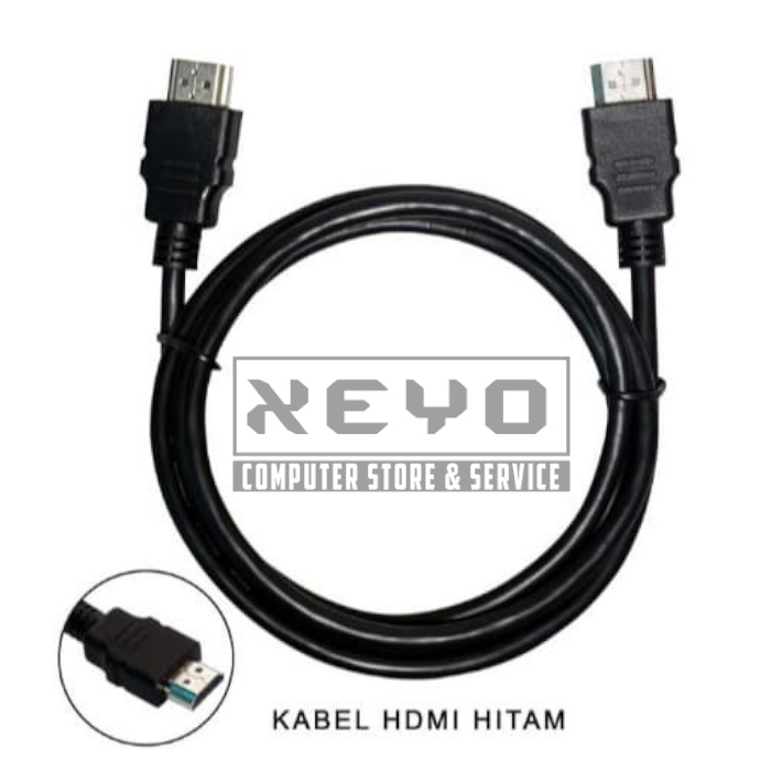 Kabel HDMI 1.5M 1.5 M 1.5 Meter Hitam Standart