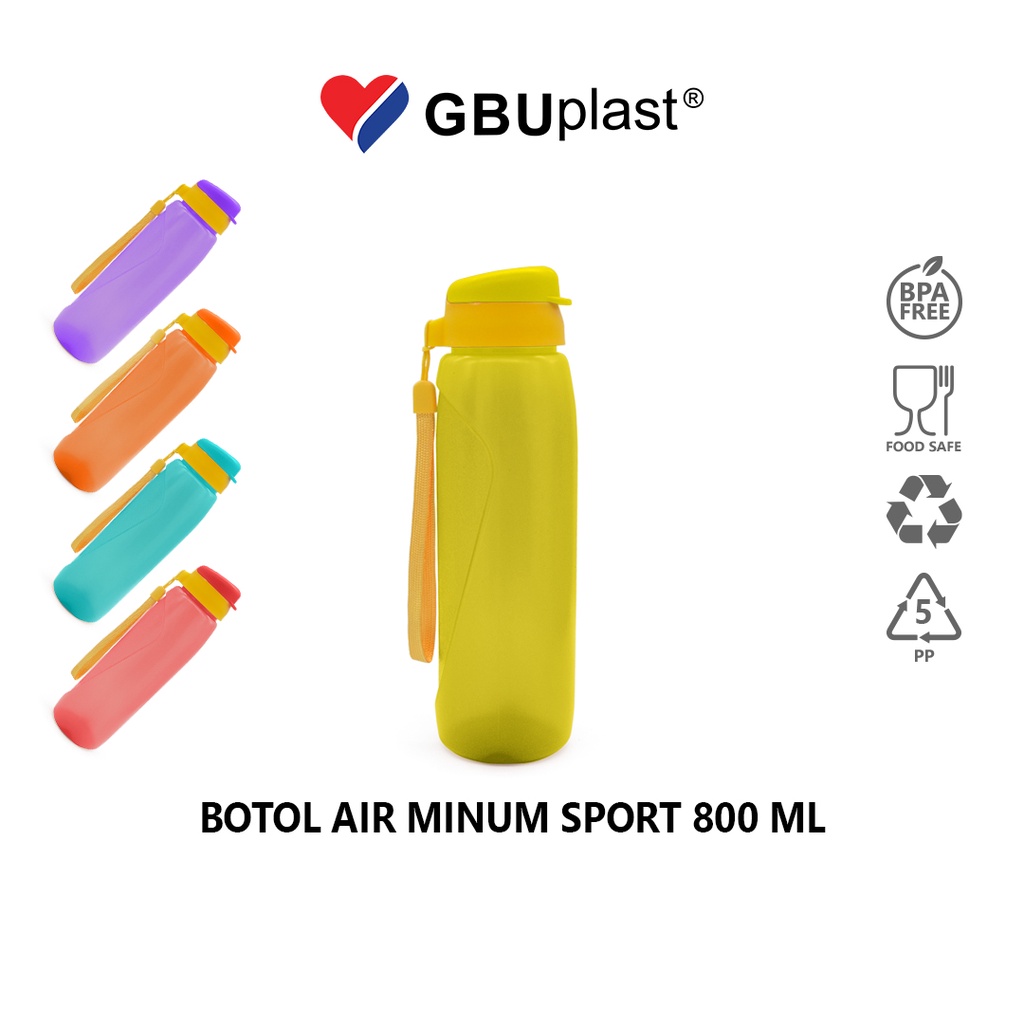 GBU PLAST Botol Air Minum Sport ukuran 800ml