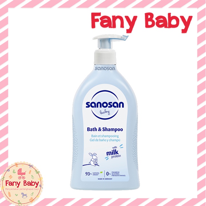 SANOSAN BABY BATH &amp; SHAMPOO 500ML