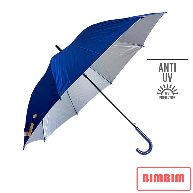 Payung Biru Standard Simple Polos Import Quality