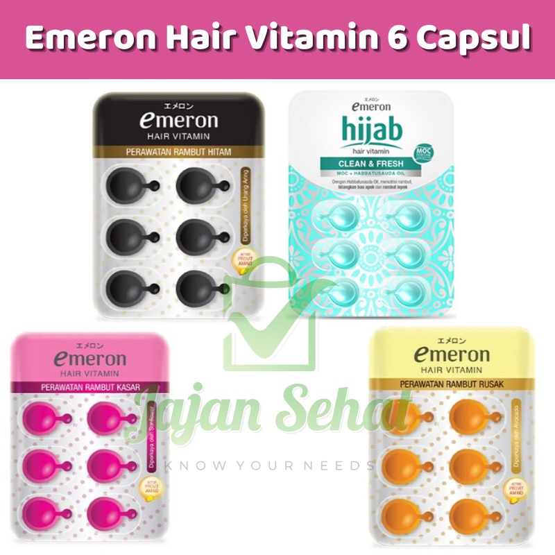 Emeron Hair Vitamin 6 Capsul