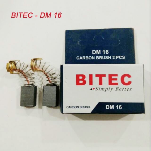 CARBON BRUSH BATU ARANG BOR MERK BITEC DM16