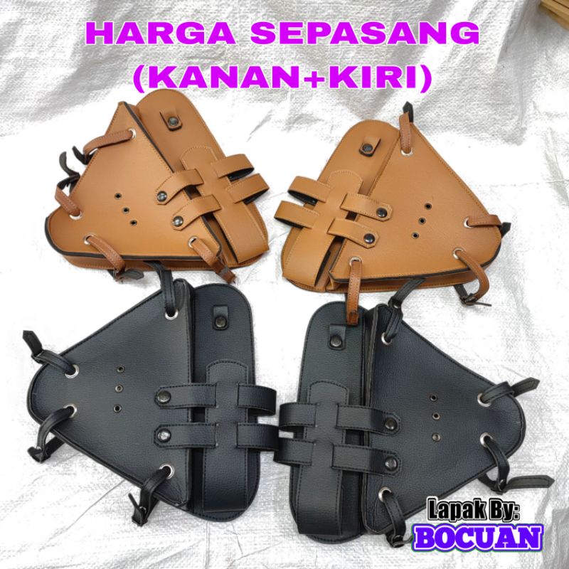tas samping japstyle motor custom klasik harley retro caferacer bratstyle kastem gl tiger cb bobber