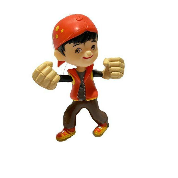 TREND Mainan action figure pajangan boboiboy boboi boy halilintar air angin galaxy petir yaya fang(C