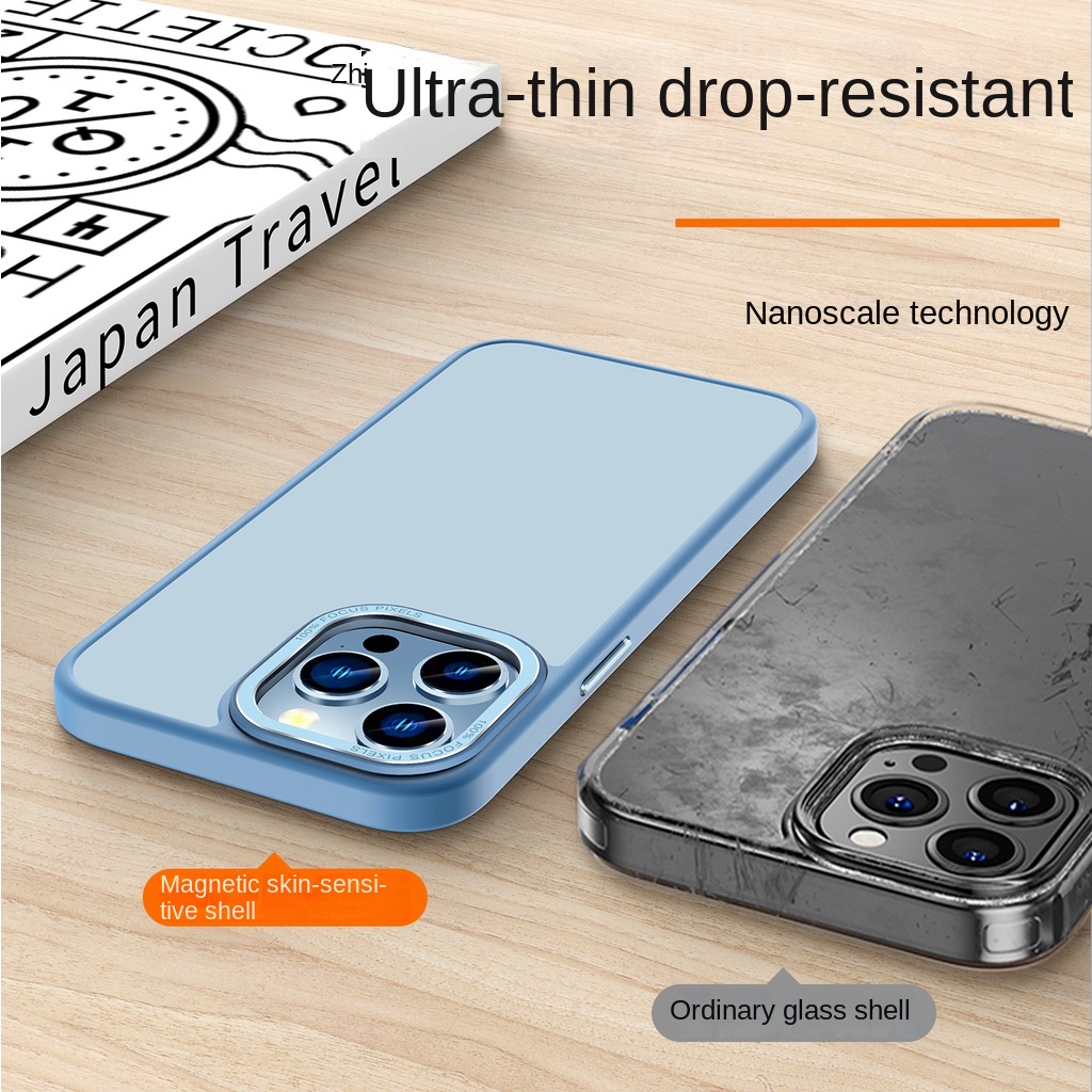NEW ! !  Drop Resistant Yadun Matte High Quality Anti-Fingerprint Case iPhone 14 plus 14 Pro Max Hard Shell Metal Camera + Metal Button Case Phone