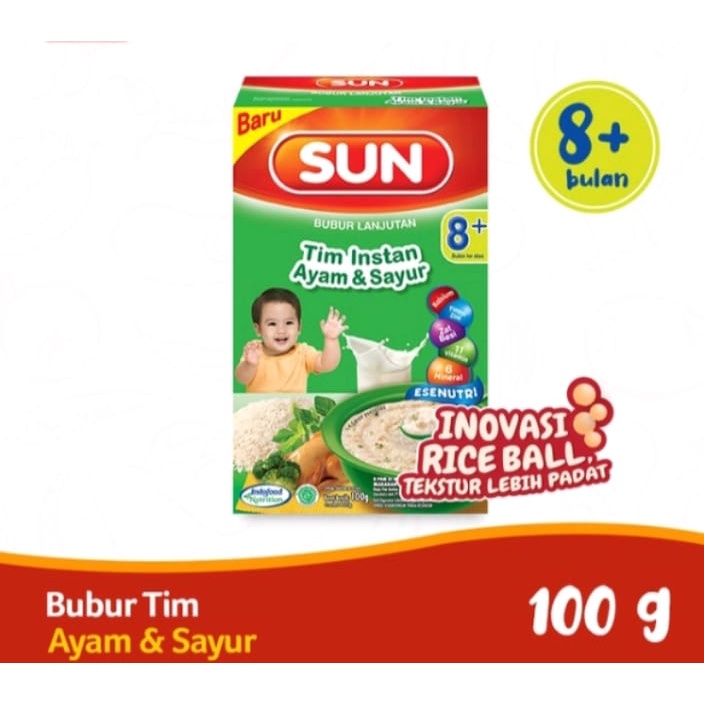 

SUN Tim Instant Ayam Sayur Box 100 g x 1 Pcs