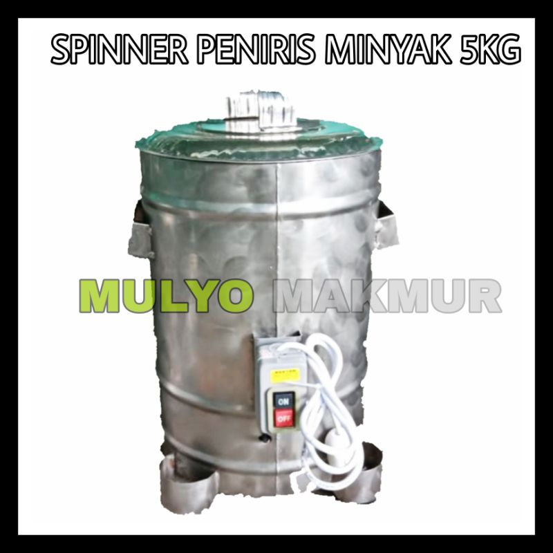 SPINNER PENIRIS MINYAK 5KG MOTIF GRAFIR