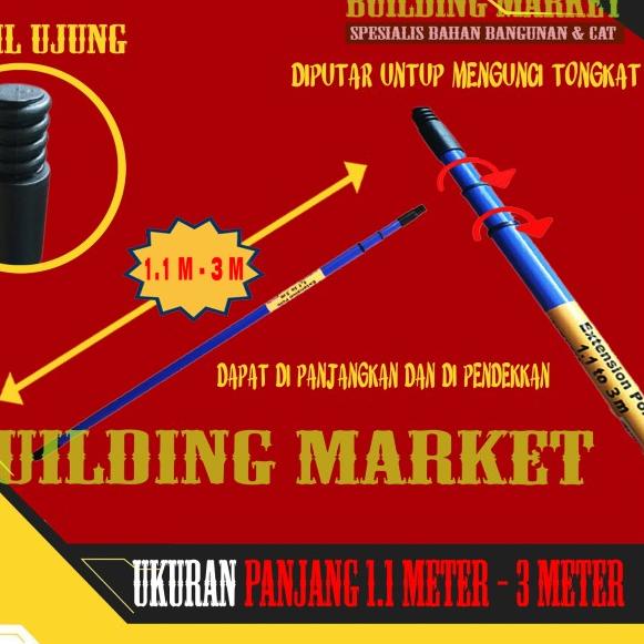 ROLLER EXTENSION POLE TONGKAT PENYAMBUNG ROL TONGKAT CAT ACE OLDFIELDS