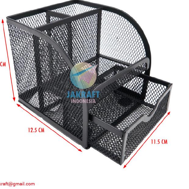 

Desk Set JOYKO DS-18 Tempat Alat Tulis Pensil Meja Jaring Besi