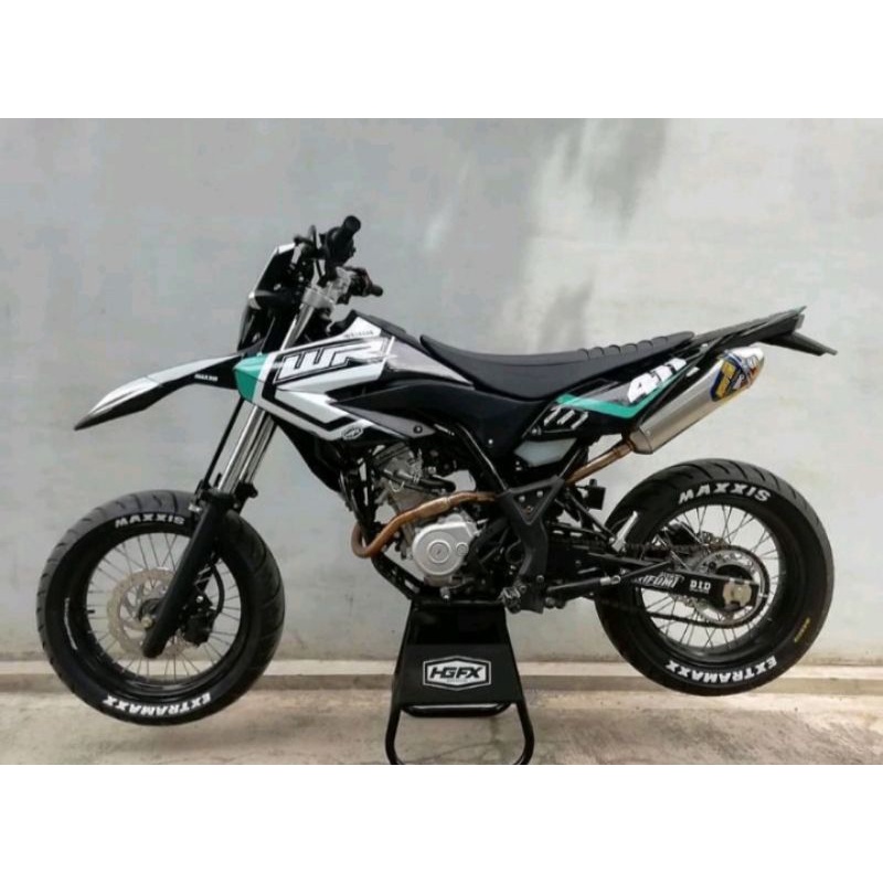 DECAL sticker WR 150 Supermoto  DECAL CUSTOM decal trail(BISA CUSTOM) termurah
