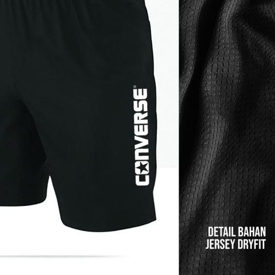 CELANA PENDEK PRIA SPORT CONVERSE - Celana Santai Olahraga Runing Pria