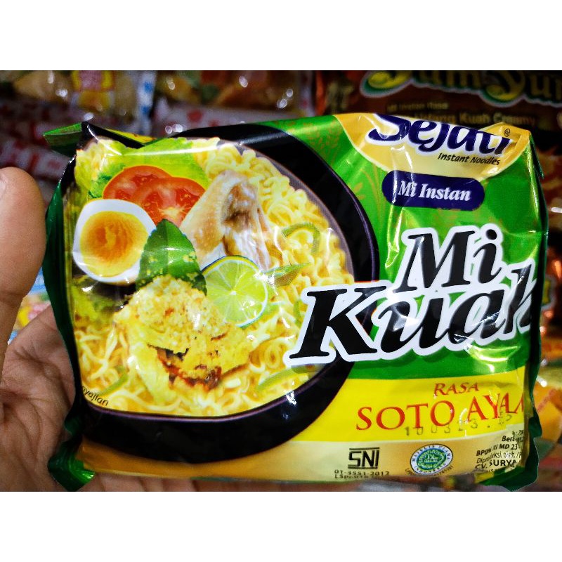 

Sejati Mi Kuah rasa Soto Ayam / Mi Instan