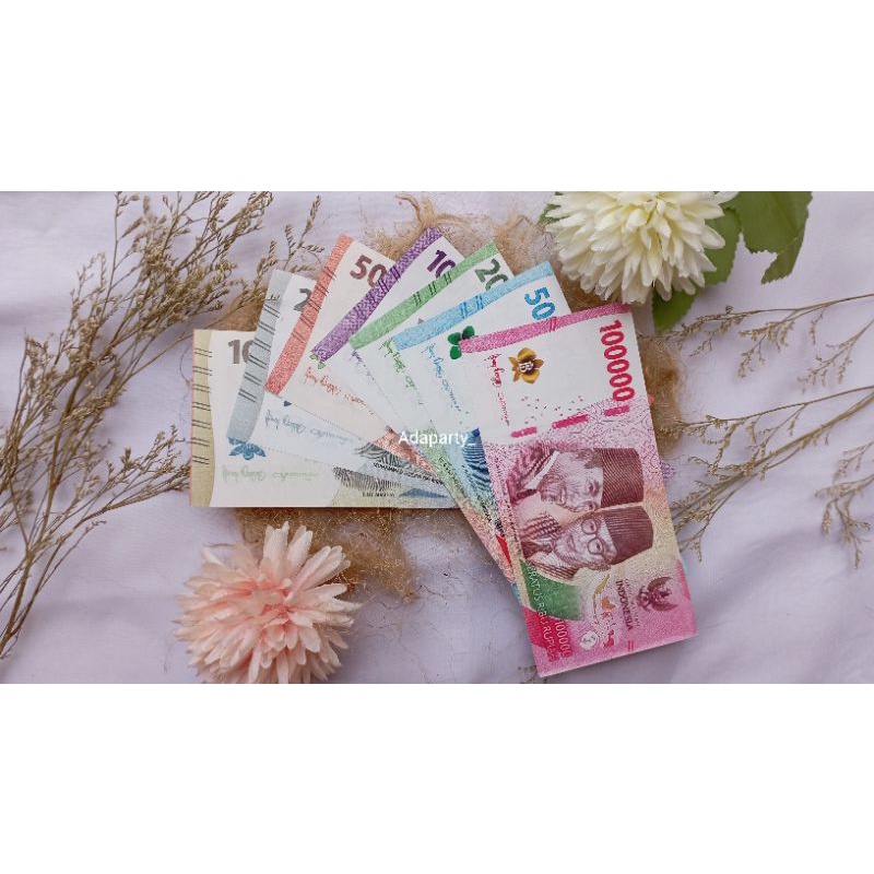 UANG MAINAN PREMIUM GLOSSY TERBARU 2022 accesories bahan mahar