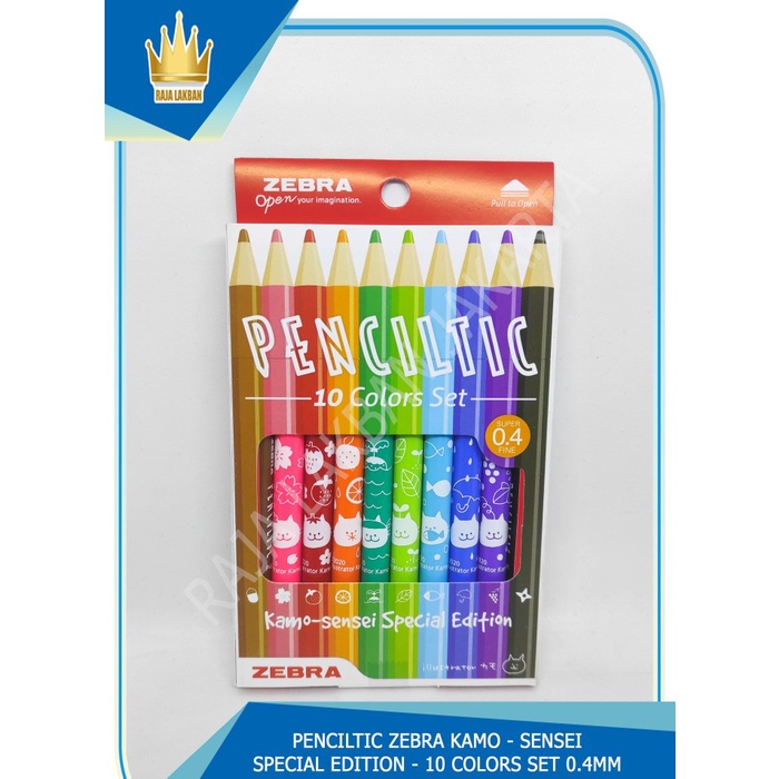 

Pulpen/Fineliner Zebra Penciltic SET 04 MM Waterbased Ink ECER/GROSIR