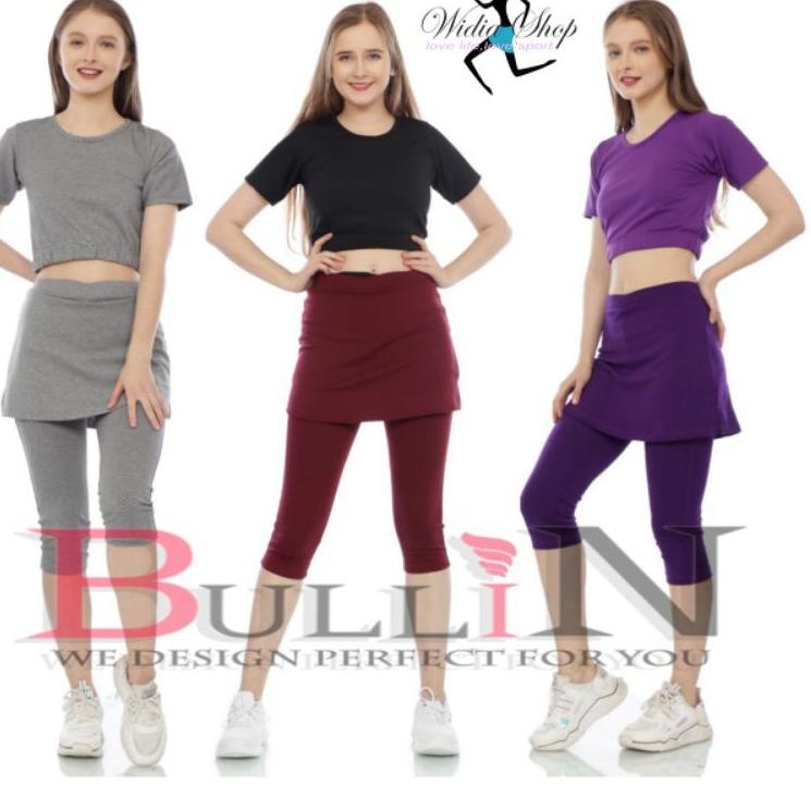 celana senam rok pendek | Bullin