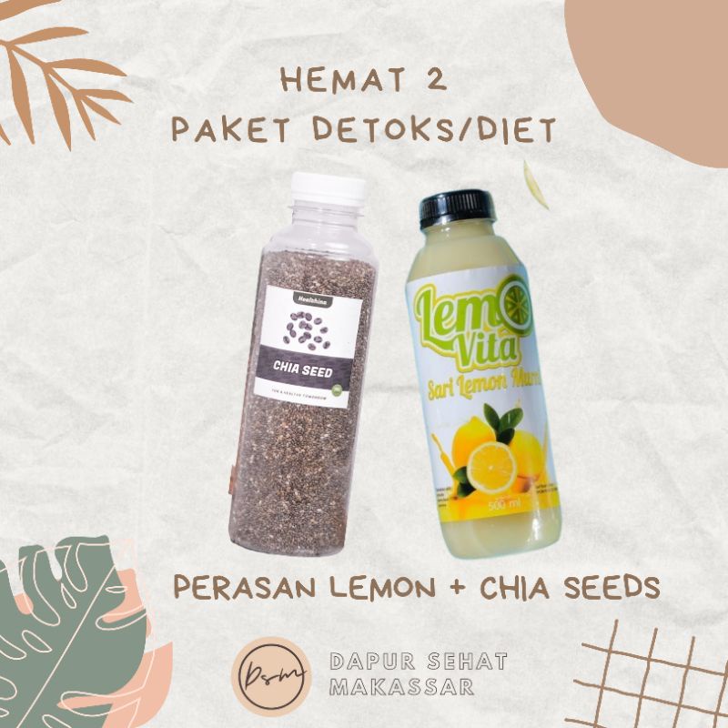 (BACA DESKRIPSI PRODUK!!) Paket hemat detoks dan diet murah meningkatkan imun tubuh paket promil sehat by Dapur Sehat Makassar