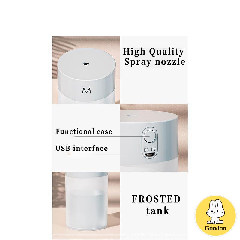 Air Humidifier Mini Portabel Usb Ultrasonic Air Atomizer Alat Penyemprot Rumah Kantor Pembersih Udara -Doo