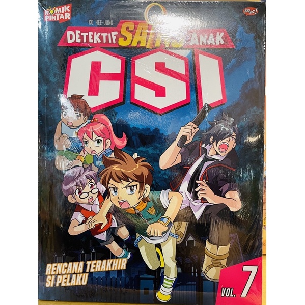 buku komik detektif sains anak csi vol 7