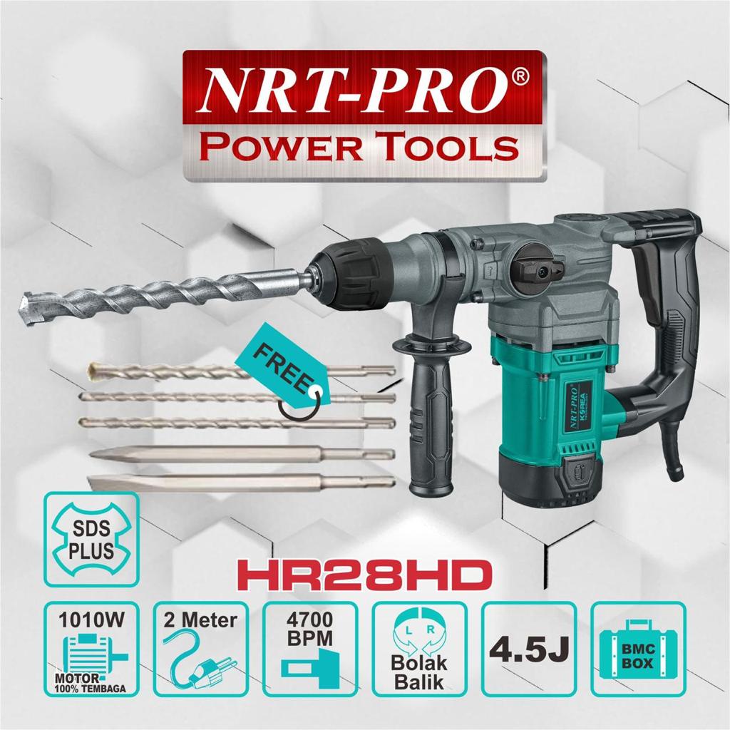 NRT-PRO Mesin Bor Bobok Hammer Drill NRT PRO HR28HD