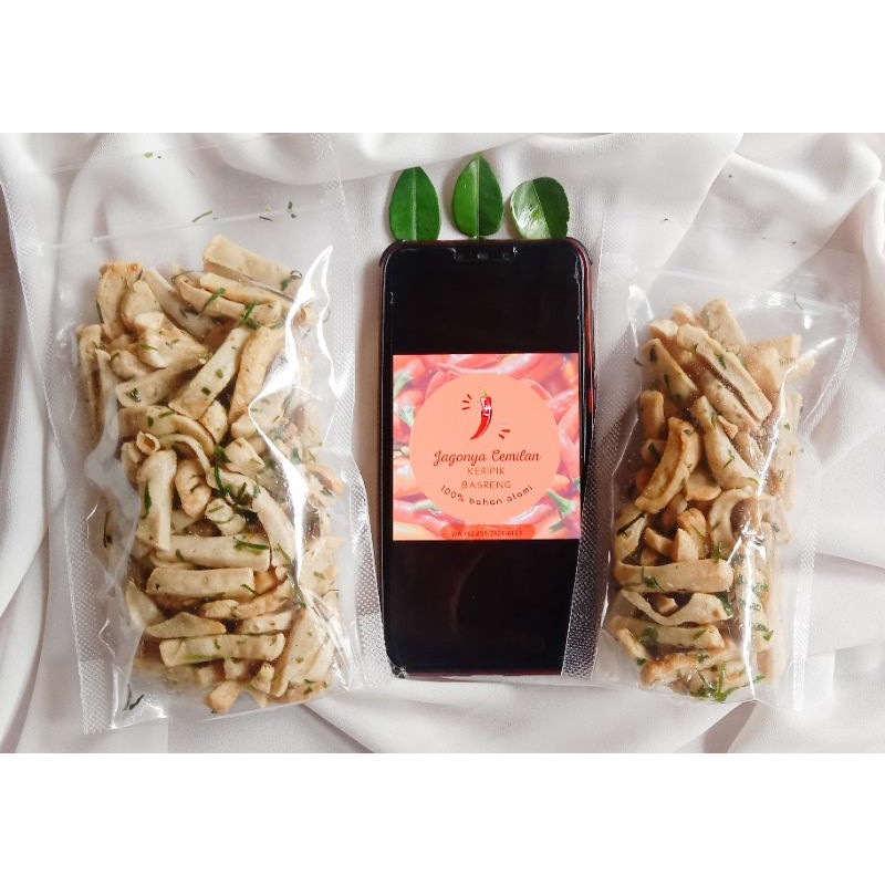 

Baso Goreng (Basreng) Rasa Daun Jeruk Ukuran 500 Gram