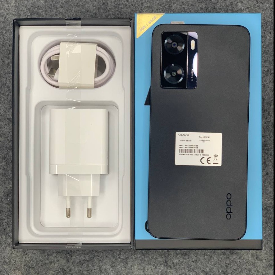 Oppo A57 4/64GB HP Second / Bekas Fullset Mulus Banget Garansi 30 Hari