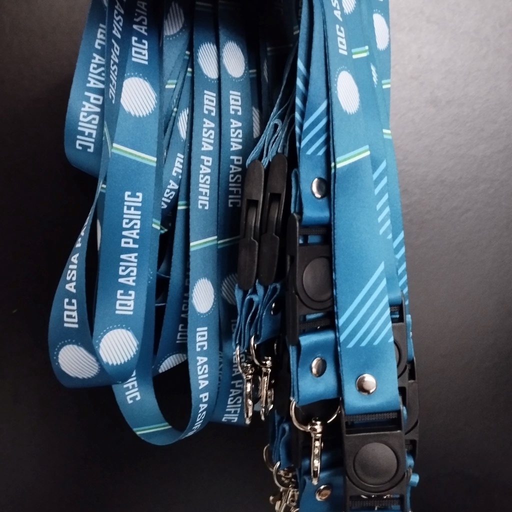 Lanyard Custom Desain Bebas / Lanyard Printing