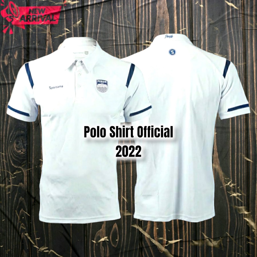 TERLARISS Kaos polo shirt persib offcial 2022 2023 putih murah