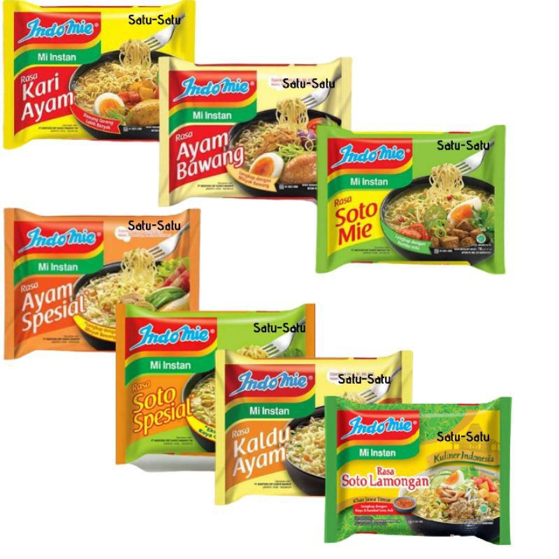 

INDOMIE KUAH 80g tersedia 7 varian rasa / cita rasa nusantara mie instan kuah