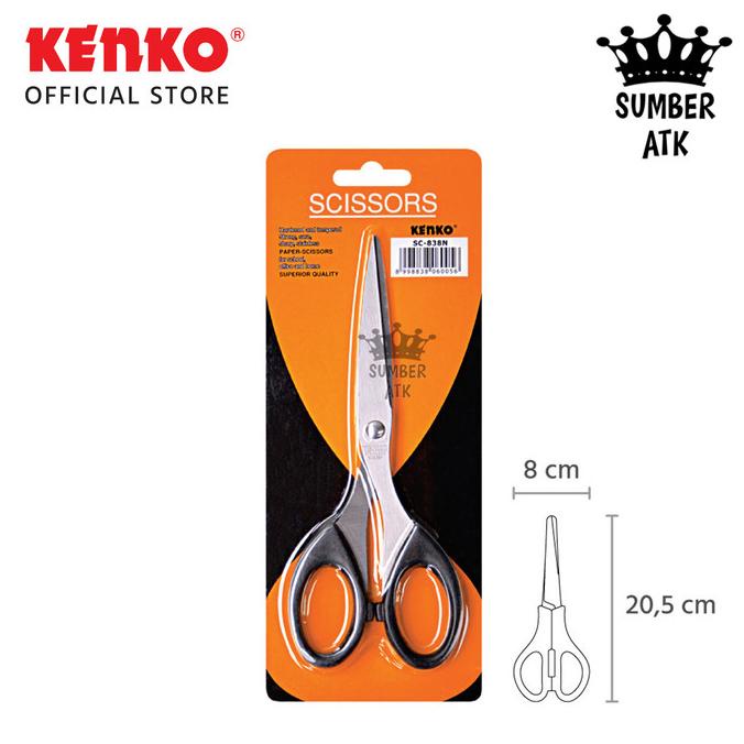 

GUNTING KENKO SCISSOR SC-838N MEDIUM STAINLESS STEEL ORIGINAL KENKO