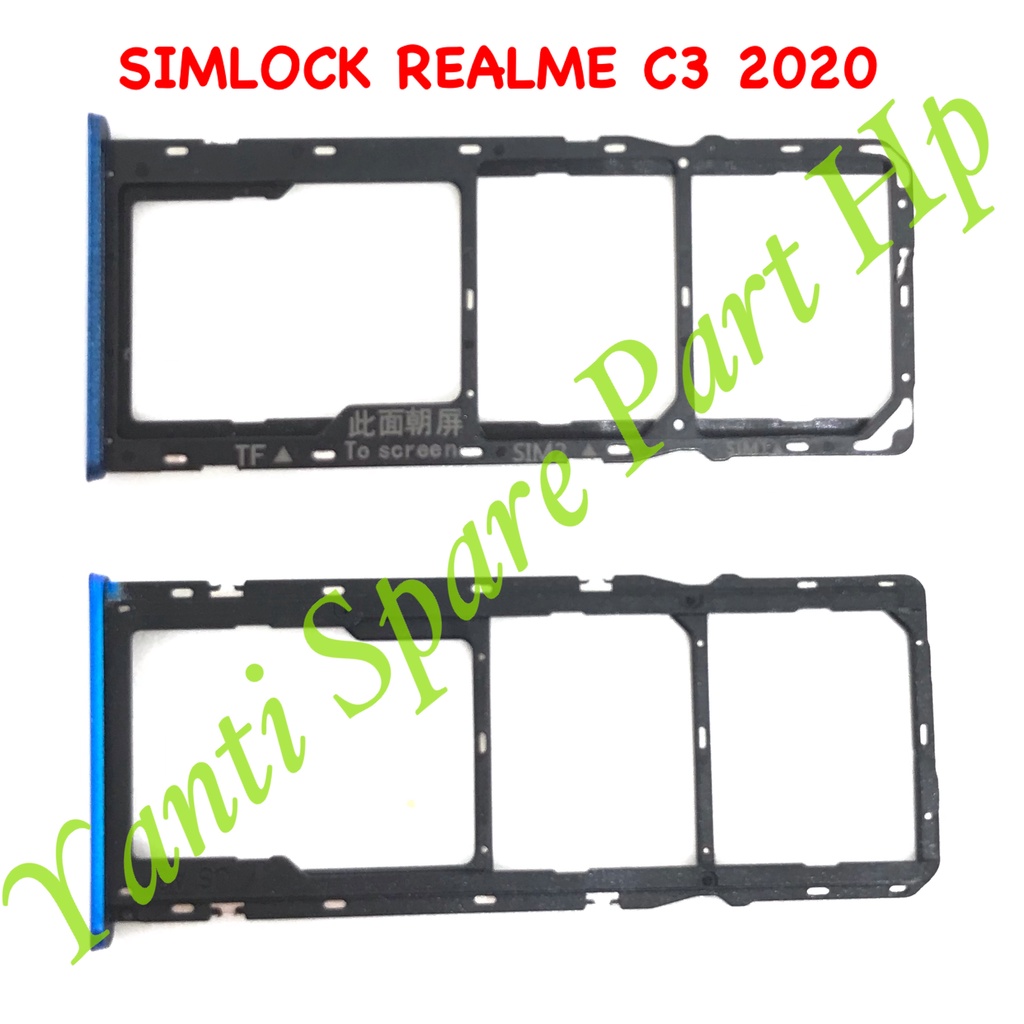 Simtray Sim Lock Realme C3 2020 Original Terlaris New