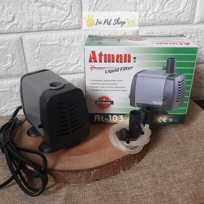 Atman At-103 Pompa Celup Air Aquarium / Water Pump Atman At103