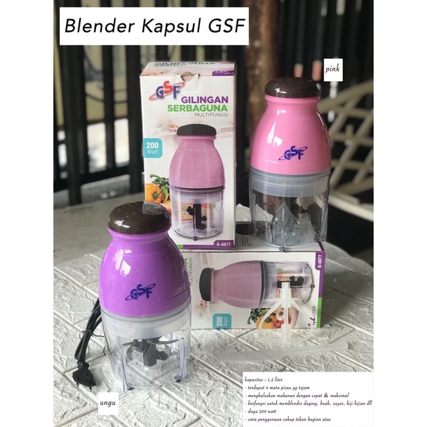 Blender Kapsul Gsf