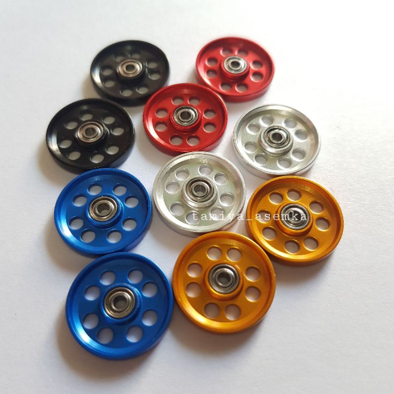 REP TAMIYA 95563 ROLLER 17MM ALUMUNIUM BALL RACE ROLLER (RINGLESS)