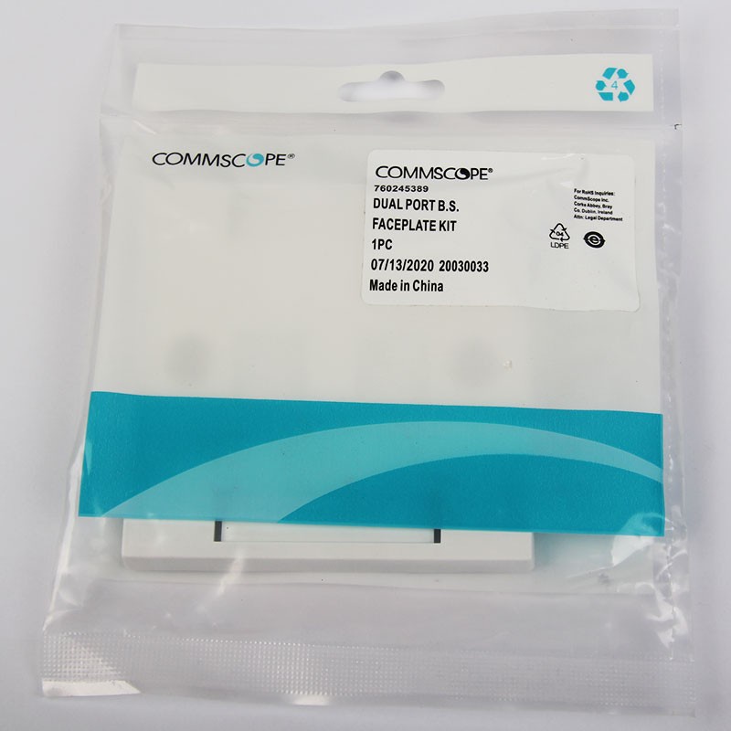 Faceplate AMP Commscope 2 Hole / Faceplate AMP Commscope 2 Port B.S