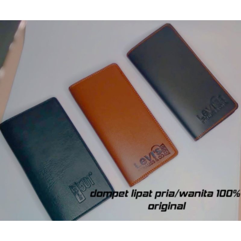 Dompet lipat pria panjang kulit /Dompet kulit pria wanita.