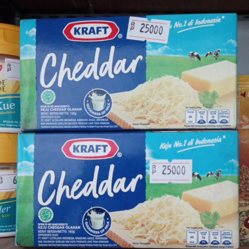 

Kraft Keju cheddar harga ekonomis 160g