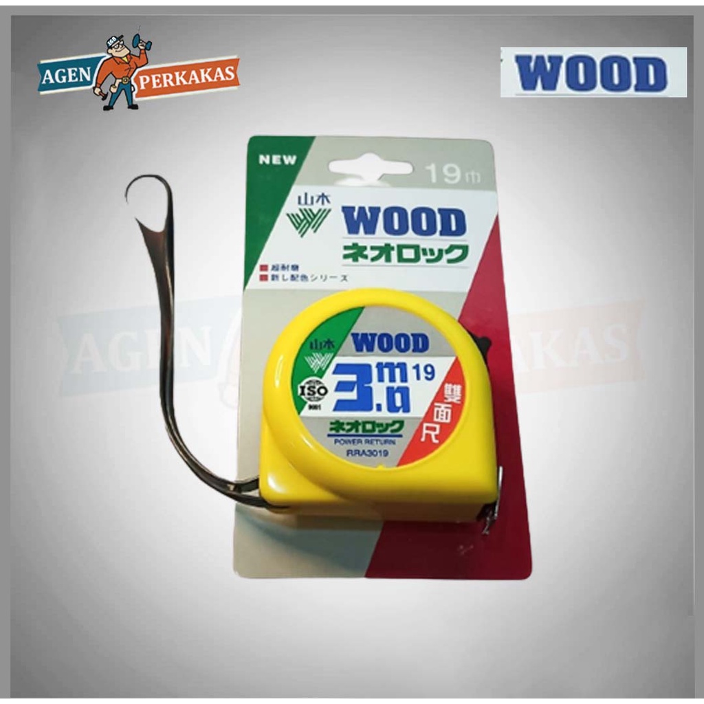 METERAN WOOD 3 METER - MADE IN TAIWAN ORIGINAL