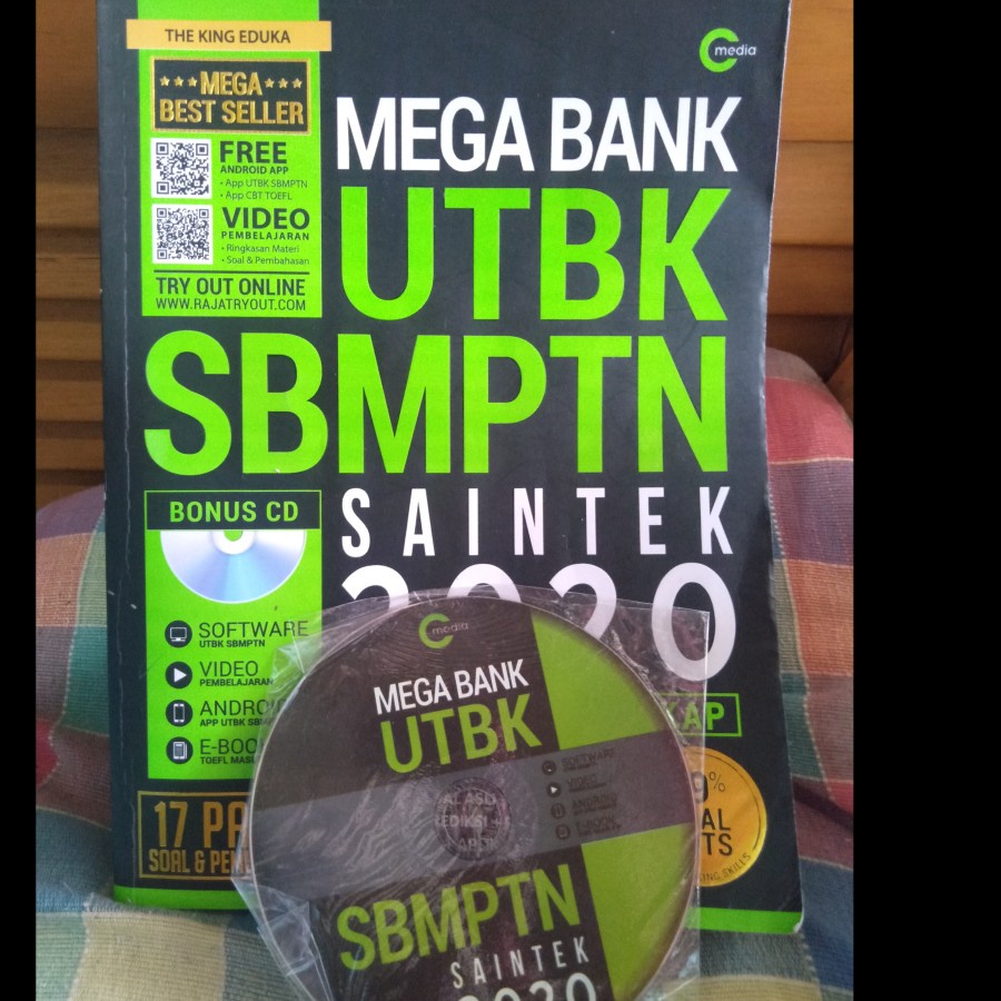 *KOMIQ* || BUKU BEKAS MEGA BANK SBMPTN SAINTEK 2020 |PRELOVED + FREE BUKU RUMUS
