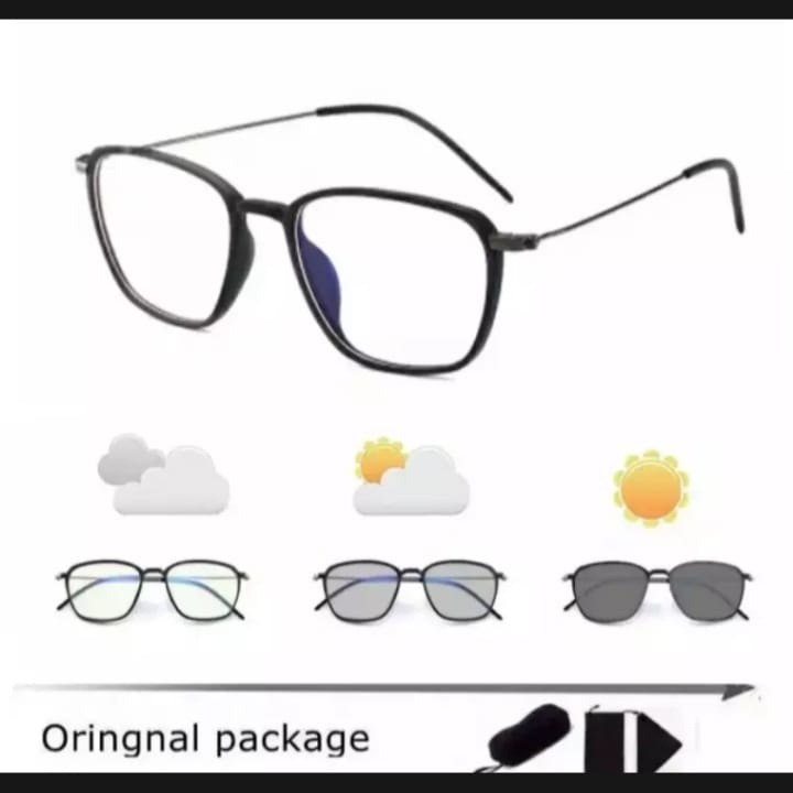 (KM45) KACAMATA PHOTOCROMIC WANITA TITANIUM 2 IN 1 TERMURAH