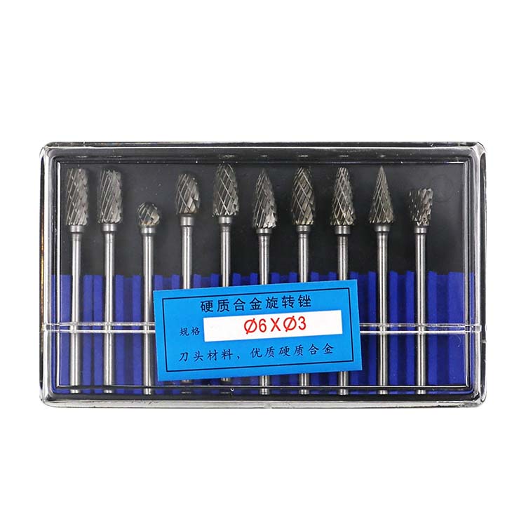 【COD+Dalam stok+Pengiriman Cepat】YUN-Mall 10 PCS Mata Bor HSS Kikir Ukir Kayu Mini Drill Grinder Mata Tuner Cun Set bor tuner porting 1 set murah / Mata Bor Tungsten Carbide Cone Spiral