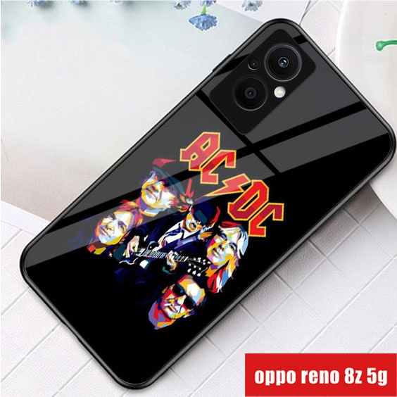 (S69) SofAtcase Kaca OPPO RENO 8z 5G- casing handphone Terbaru - OPPO RENO 8z 5G - pelindung handphone - OPPO RENO 8z 5G