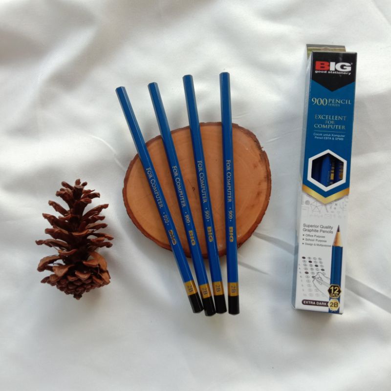 

Pensil Big 2B Biru 900 / Pensil Kayu / Pensil Ujian