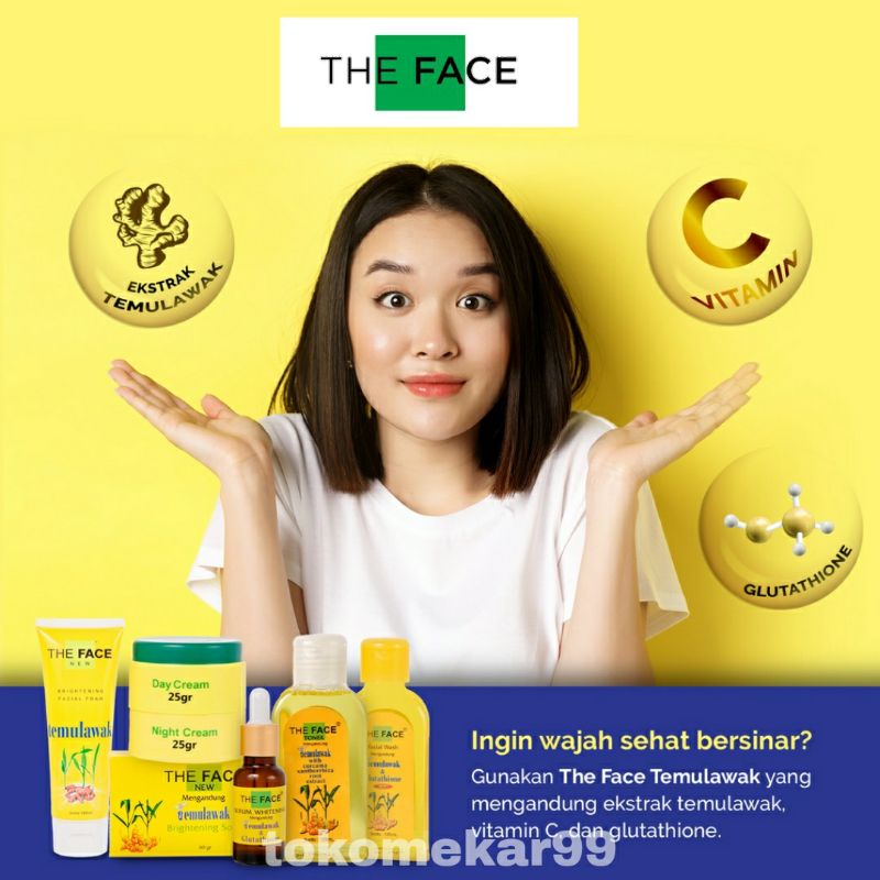 PAKET CREAM TEMULAWAK THE FACE ORIGINAL BPOM RESMI FACIAL FOAM / PAKET TEMULAWAK 5IN1/4IN1 FACIAL FOAM HARGA GROSIR TERMURAH