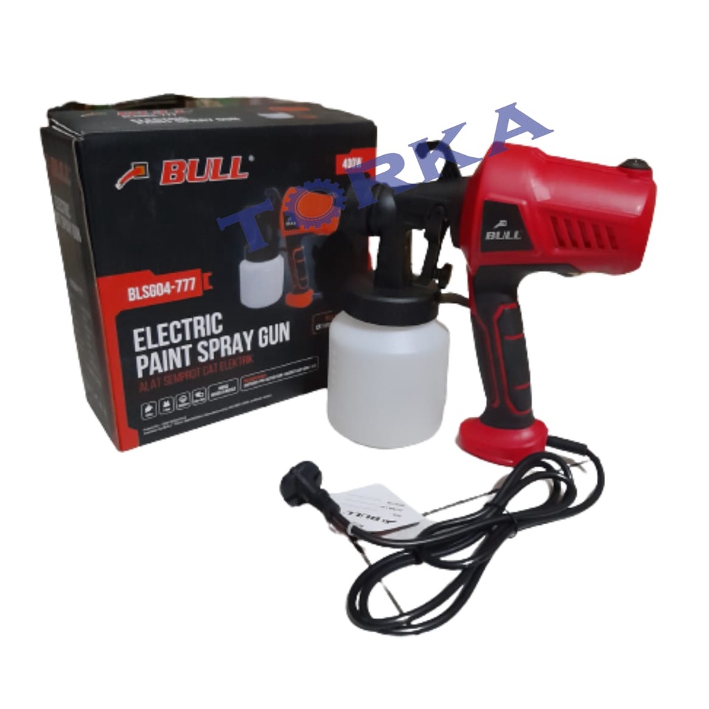 Spray Gun Electric BULL BLSG04-777 Alat Semprot Cat Elektrik Bull Spray Gun Elektrik Cat Minyak / To