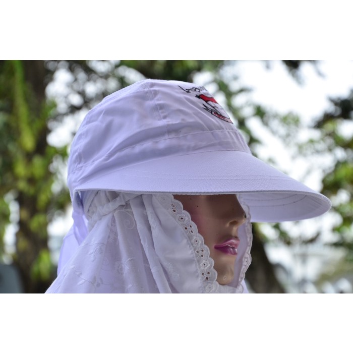 topi bucket wanita Haji wanita Ped - feta logo X4Q9 topi perempuan topi wanita hijab topi cewek PREM