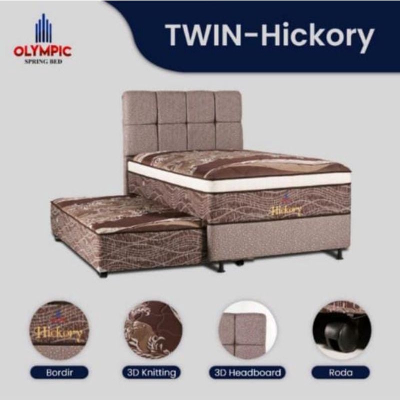 SPRINGBED SORONG OLYMPIC TWIN-HICKORY