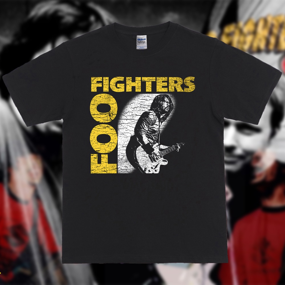 Kaos Band Foo Fighters Dave Grohl Tshirt Merchandise