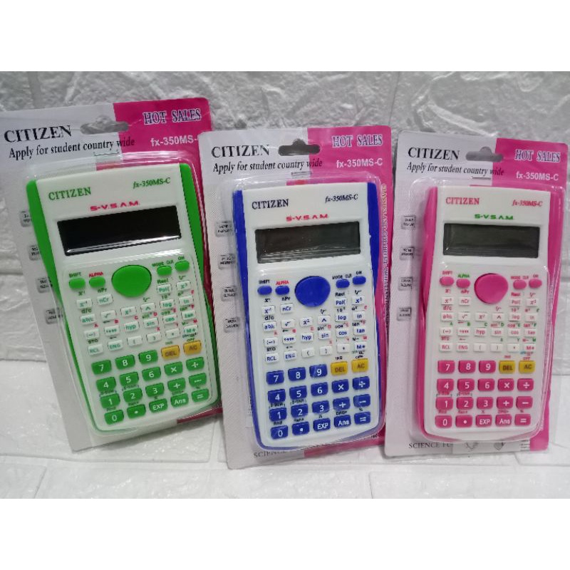 

kalkulator scientific citizen fx-350msc/kalkulator sincos