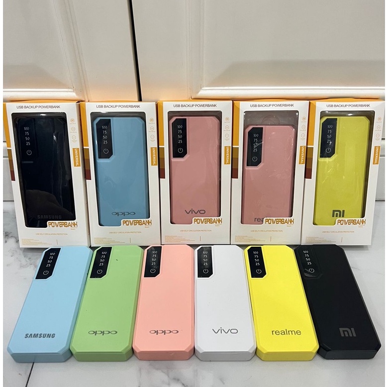 [NEW] POWERBANK MACARON 20000mah 3USB TERLARIS POWER BANK PB MACARON HITAM PUTIH PINK KUNING HIJAU BIRU